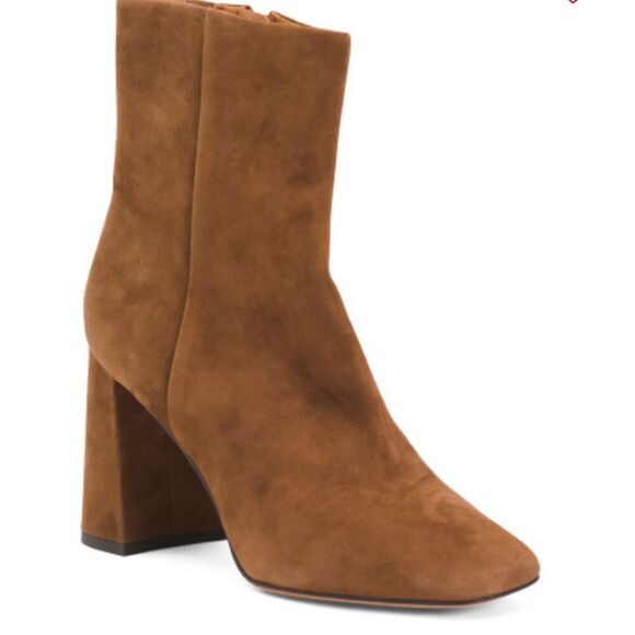J. McLaughlin Evie Suede Booties in Cocoa 9.5 - Picture 11 of 11